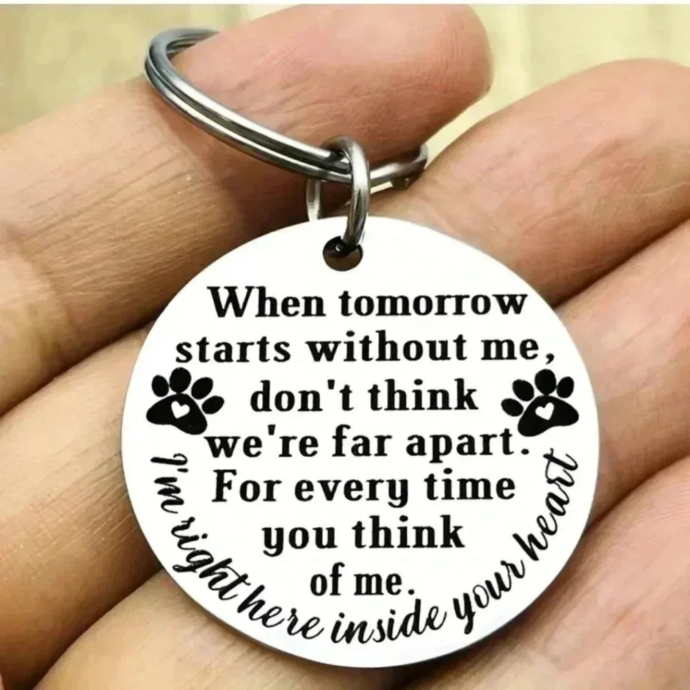 My Paw kids always in my heart Keychain
